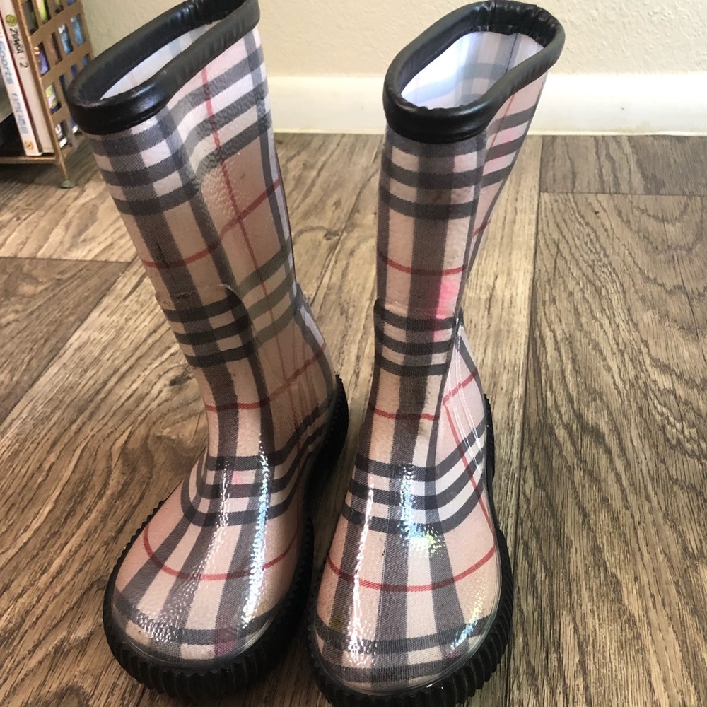 Children’s Burberry Rainboots